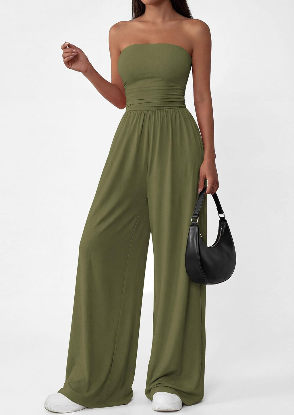 Strapless Jumpsuits for Women Dressy Casual