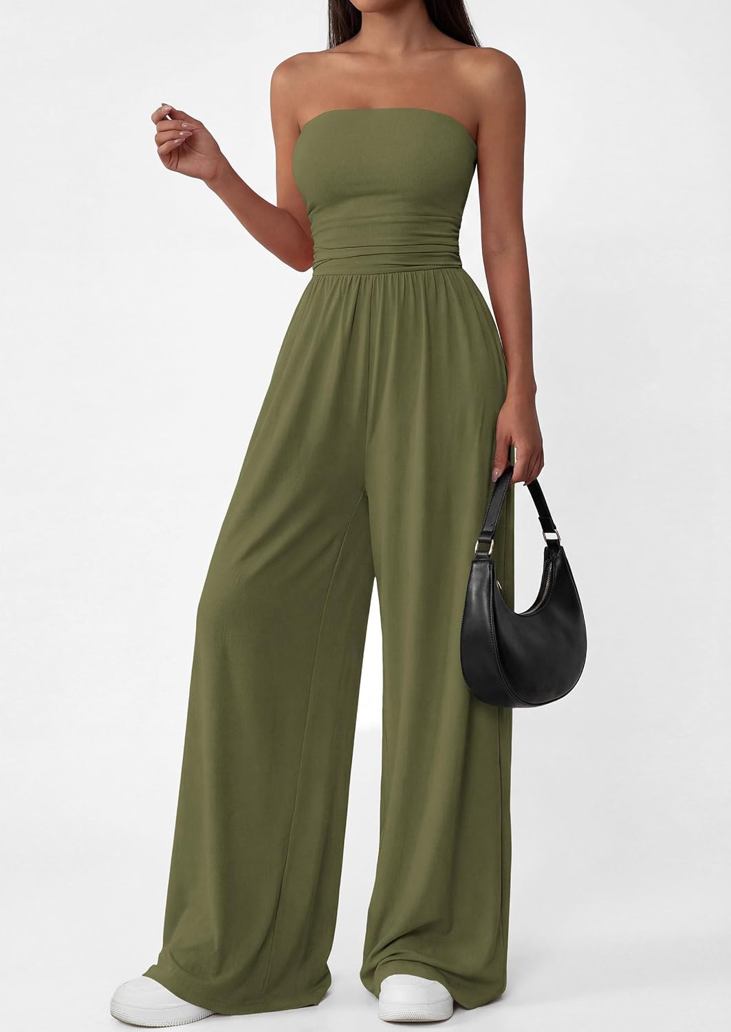Strapless Jumpsuits for Women Dressy Casual
