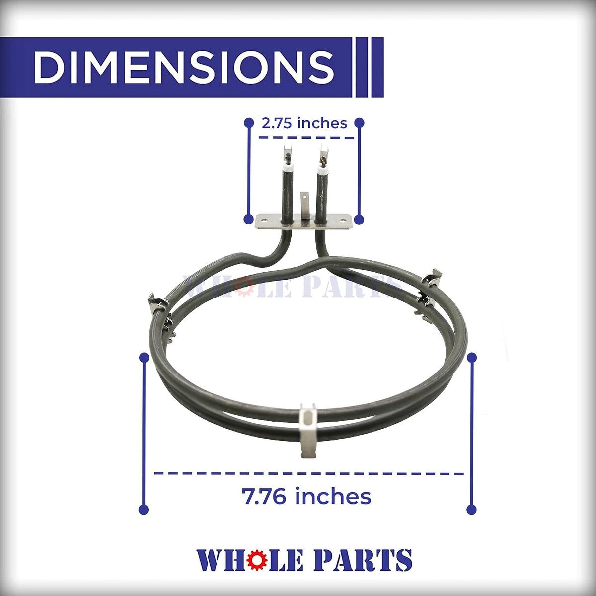 Whole Parts Upgraded Range Oven Convection Heating Element Part# 00241778