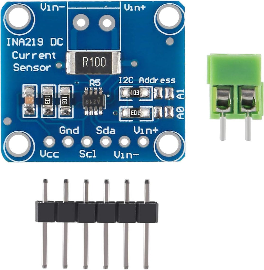 ACEIRMC INA219 I2C Bi-Directional DC Current Power Supply Sensor Breakout Module Compatible with Arduino Raspberry Pi (10pcs)