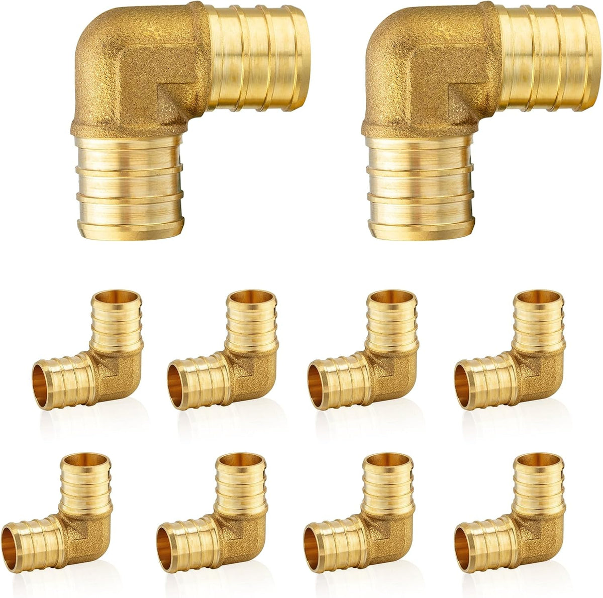 10PC HeSun PEX Fittings, 1" x 1" Pex Crimp Elbow(PEX1807062-10)