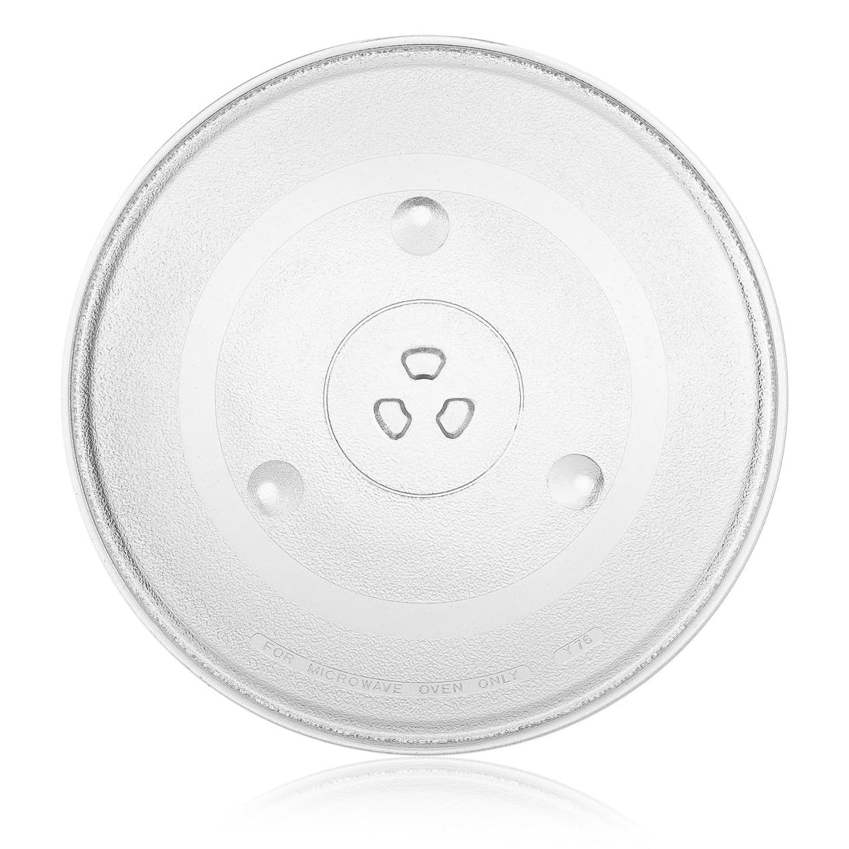 PRETYZOOM Microwave Glass Turntable Tray Plate Replacement 12.4 Inch