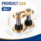 520 Chain Master Link, 4 Pcs Chain Connecting Links with O-Ring