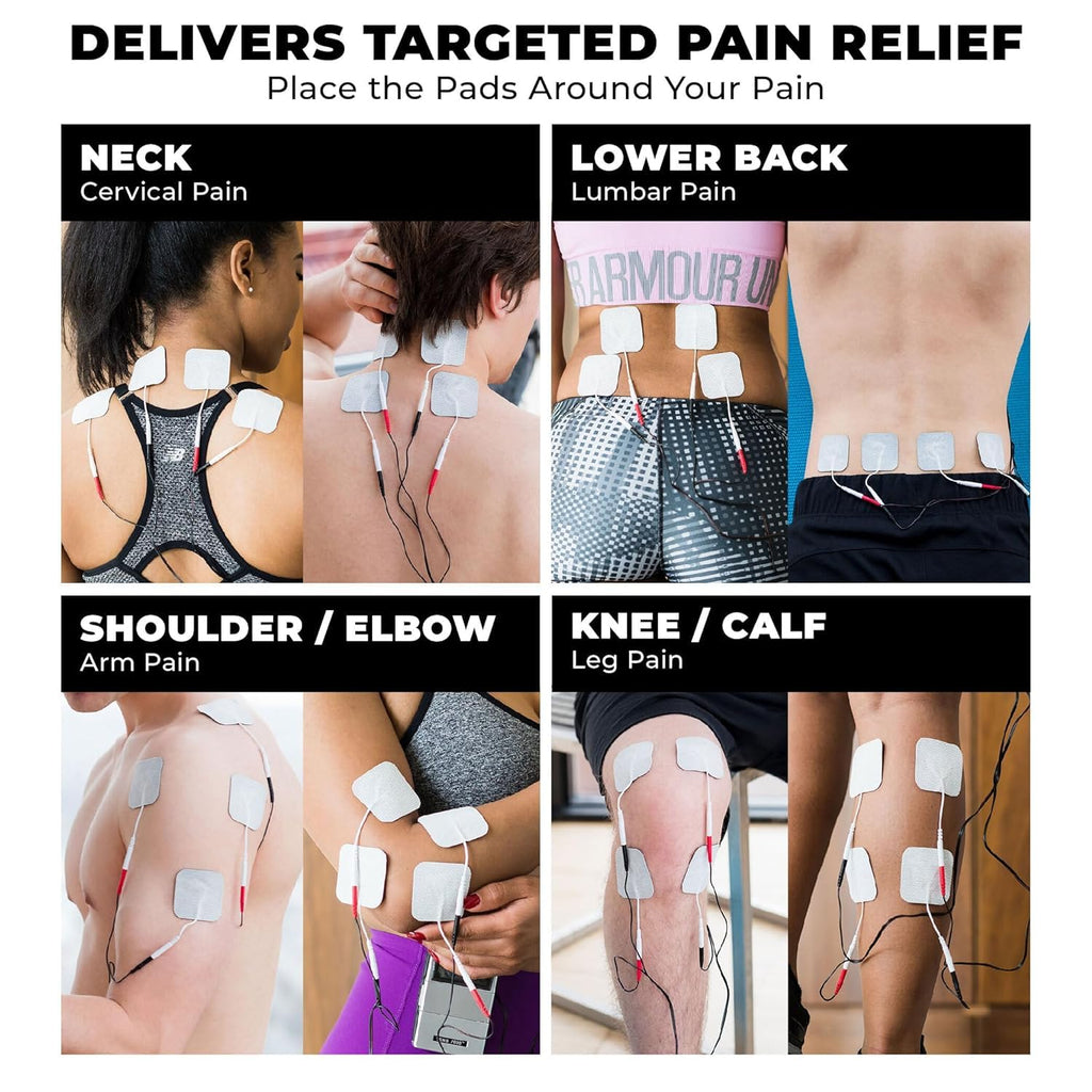 Digital TENS Unit with Accessories - Muscle Stimulator Machine for Back Pain Relief, Sciatica, Neck, Nerve, Shoulder