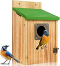 Fitroho Bird Houses for Outside - Natural Cedar Wood Bluebird Houses
