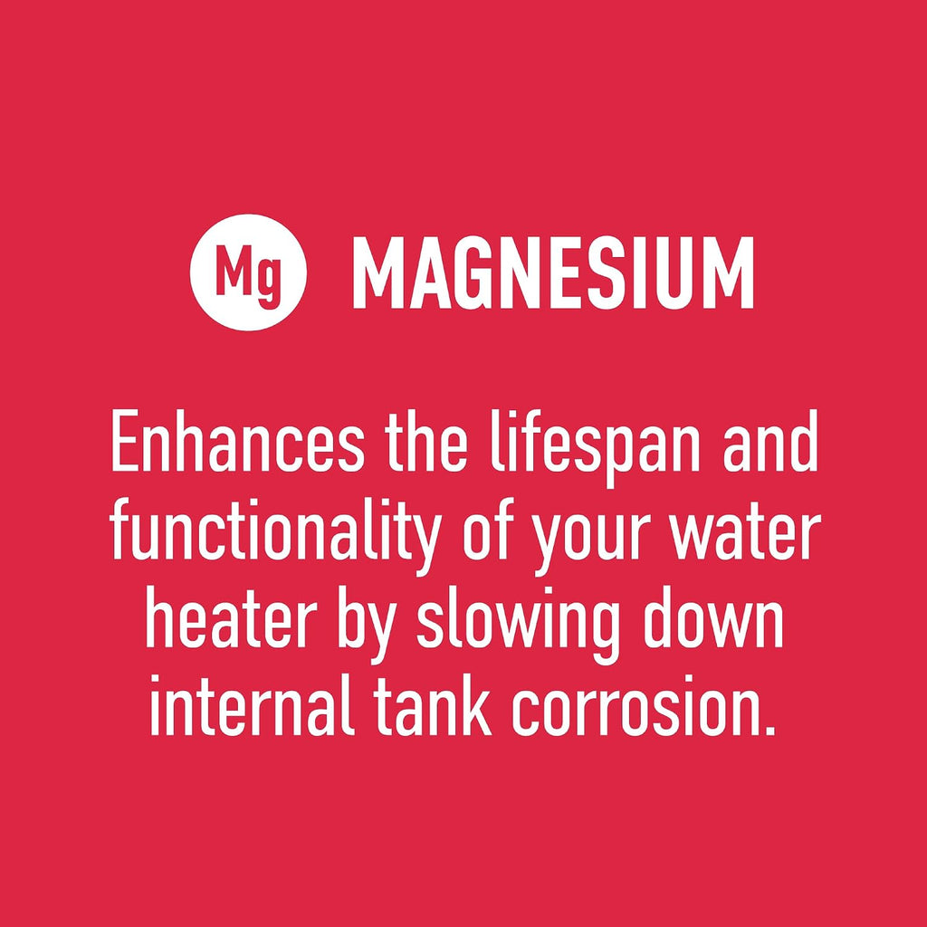 Water Connection, Anode Rod For Bradford White Water Heater, High-Grade AZ31 Magnesium, Thick 3/4" Diameter, Anode With 3” Nipple For How Water Outlet, Extends the Life of Your Tank, 46.5" long.
