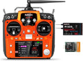 AT10II 12CH 2.4G RC Transmitter and Receiver R12DS for Airplane | Voltage Telemetry Long Range Radio Controller for