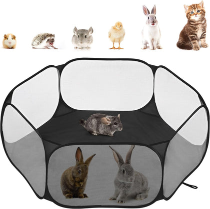 Small Animals Playpen, Black
