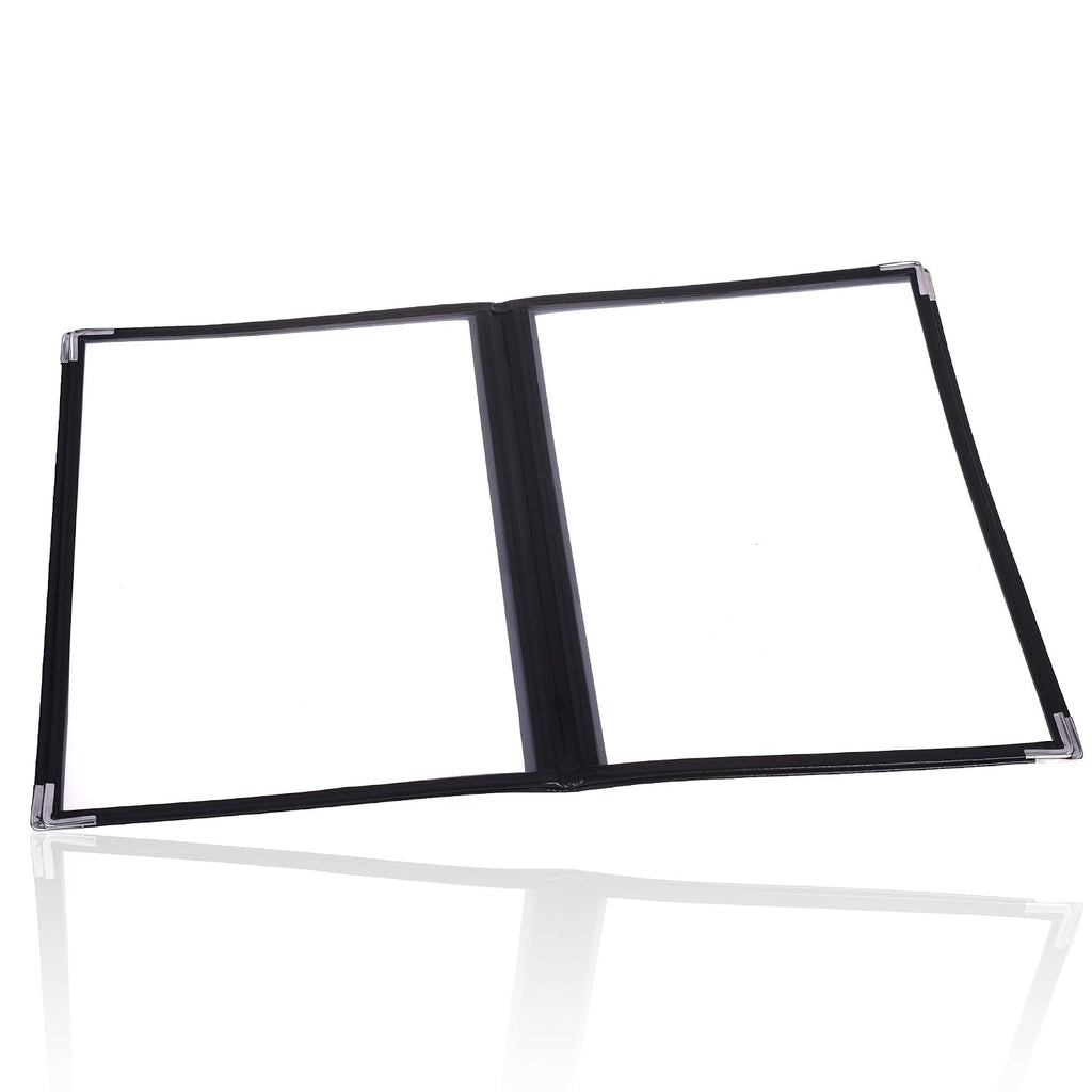 Restaurant Menu Covers Book for Bar Cafe Kitchen - Restaurant Menu Holder Menu Folder Fits A4 Size Paper, 4 Pages 8