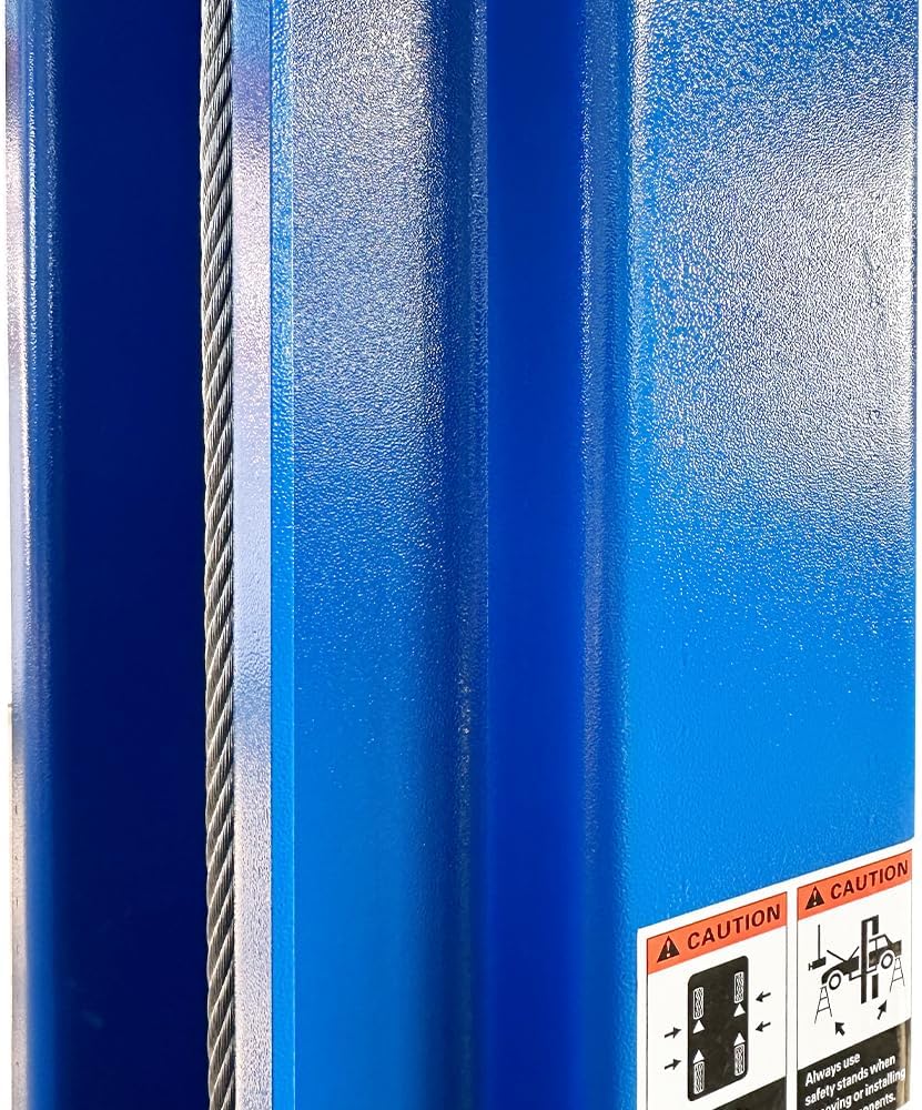 ME 11000lbs Lifting Capacity 2 Post Car Lift 2 Post Lift Car Lift Clear Floor Design for Trucks, SUVs, Vehicles Home