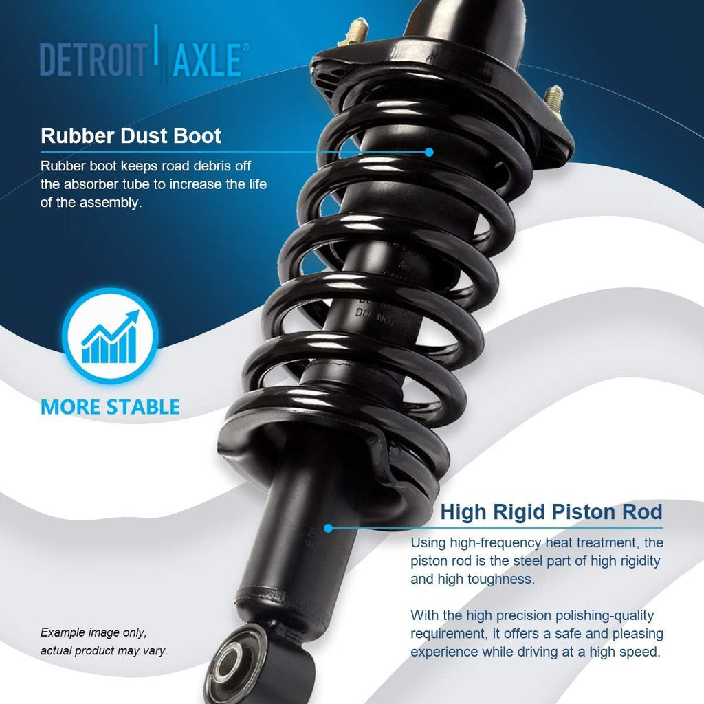 Detroit Axle - 1.7L Struts for 2003 2004 2005 Honda Civic [Excluding Si]