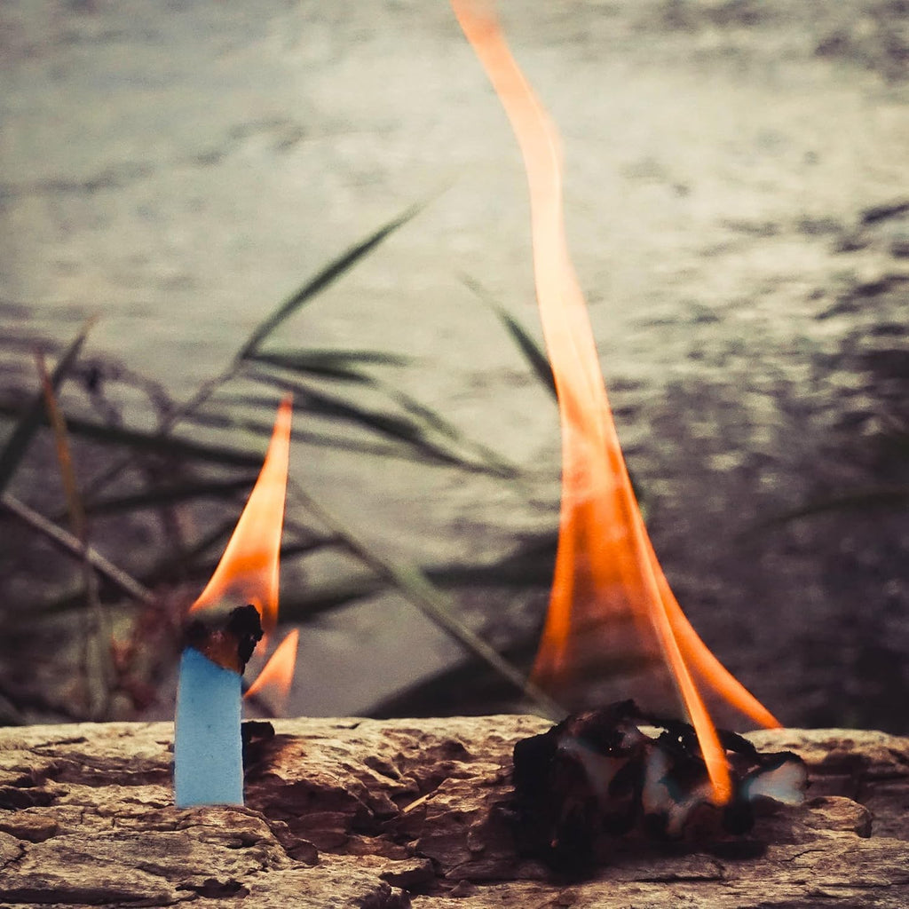 FIRE Starter Plugs (50 Pack) Extreme Winter & Weather Resistant Can Light 50+ Fires for Survival, Campfires