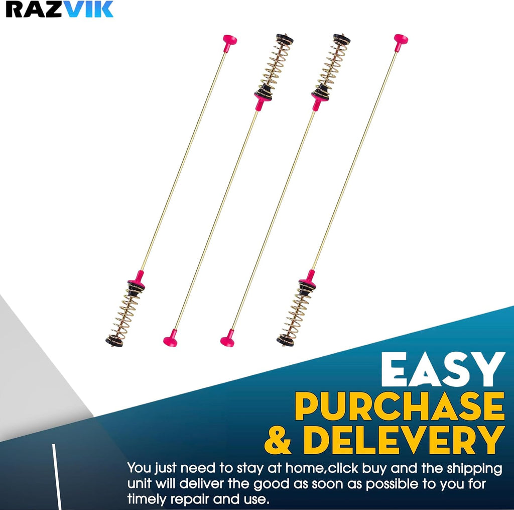4 Washer Rod Replaces For Samsung WA50R5400AV/US-02 WA50R5400AV WA50R5400AW/US-03