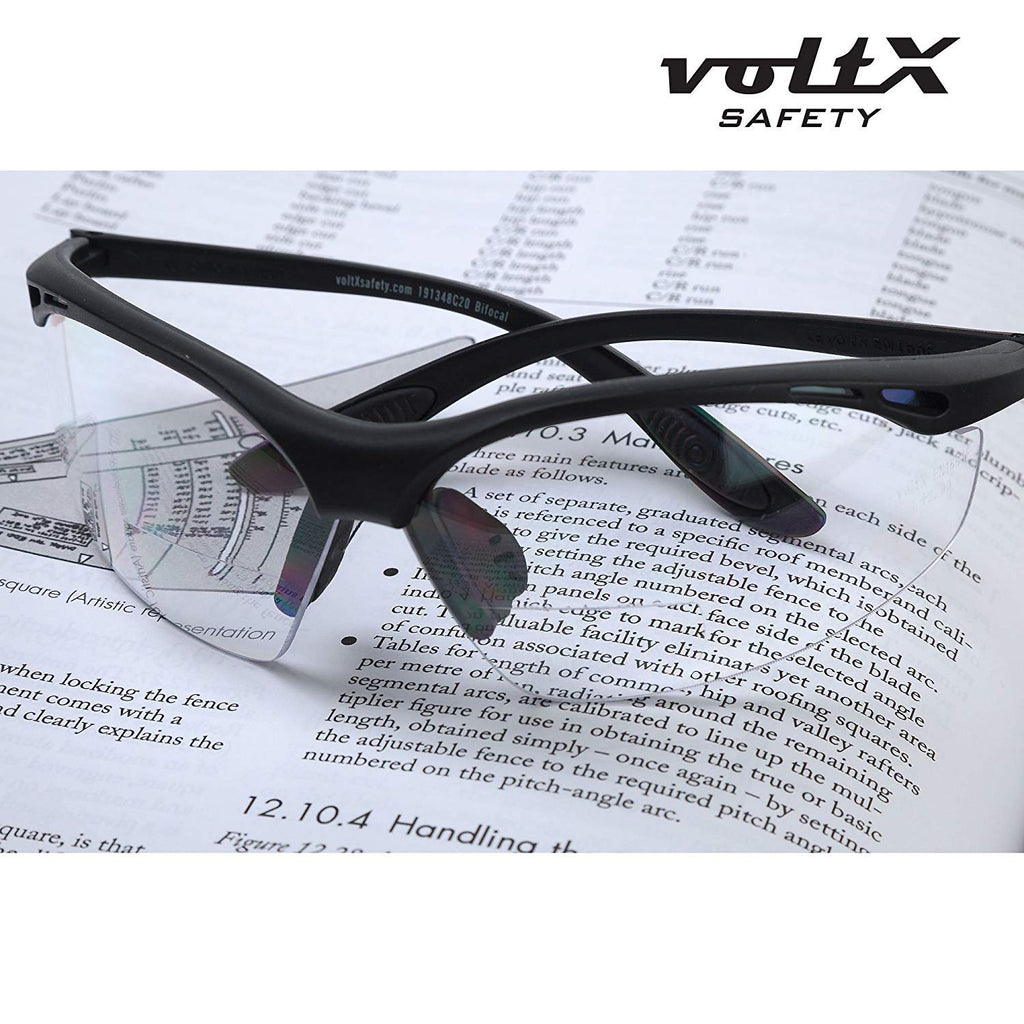 CONSTRUCTOR Clear Bifocal Reading Safety Glasses +1.0 Dioptre