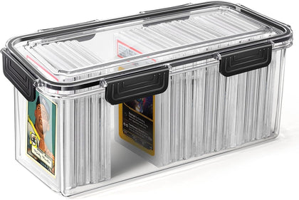 Graded Sports Card Storage Box, Trading Card Storage Box, Graded Card Slab Storage Case Fits PSA BGS & SGC