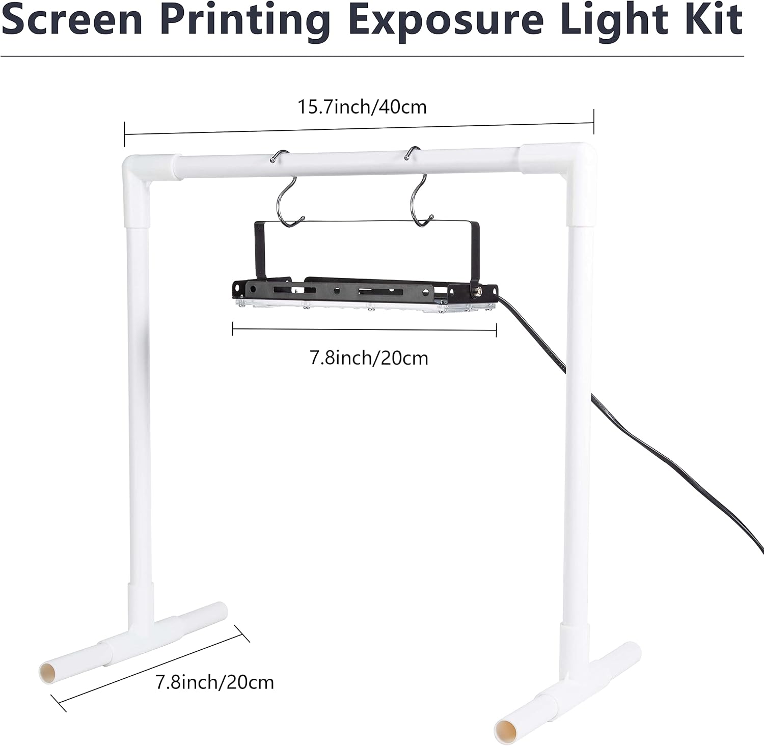 46 Pieces Screen Printing Kit with 4 Color Screen Printing Ink, 2 Size Screen Printing Frame and Squeegees for Screen
