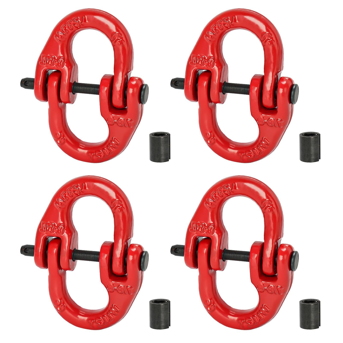 Lechansen G80 Safety Chain Connector Link, 5/16" Hammerlock Coupling Link
