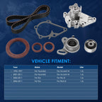 ECCPP Engine Timing Belt Kit with Water Pump Compatible with Hyundai