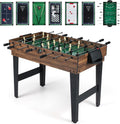 10-in-1 Multi Game Table, Combo Game Table Set w/Hockey, Foosball Pool Ping-Pong Chess Cards Checkers Bowling