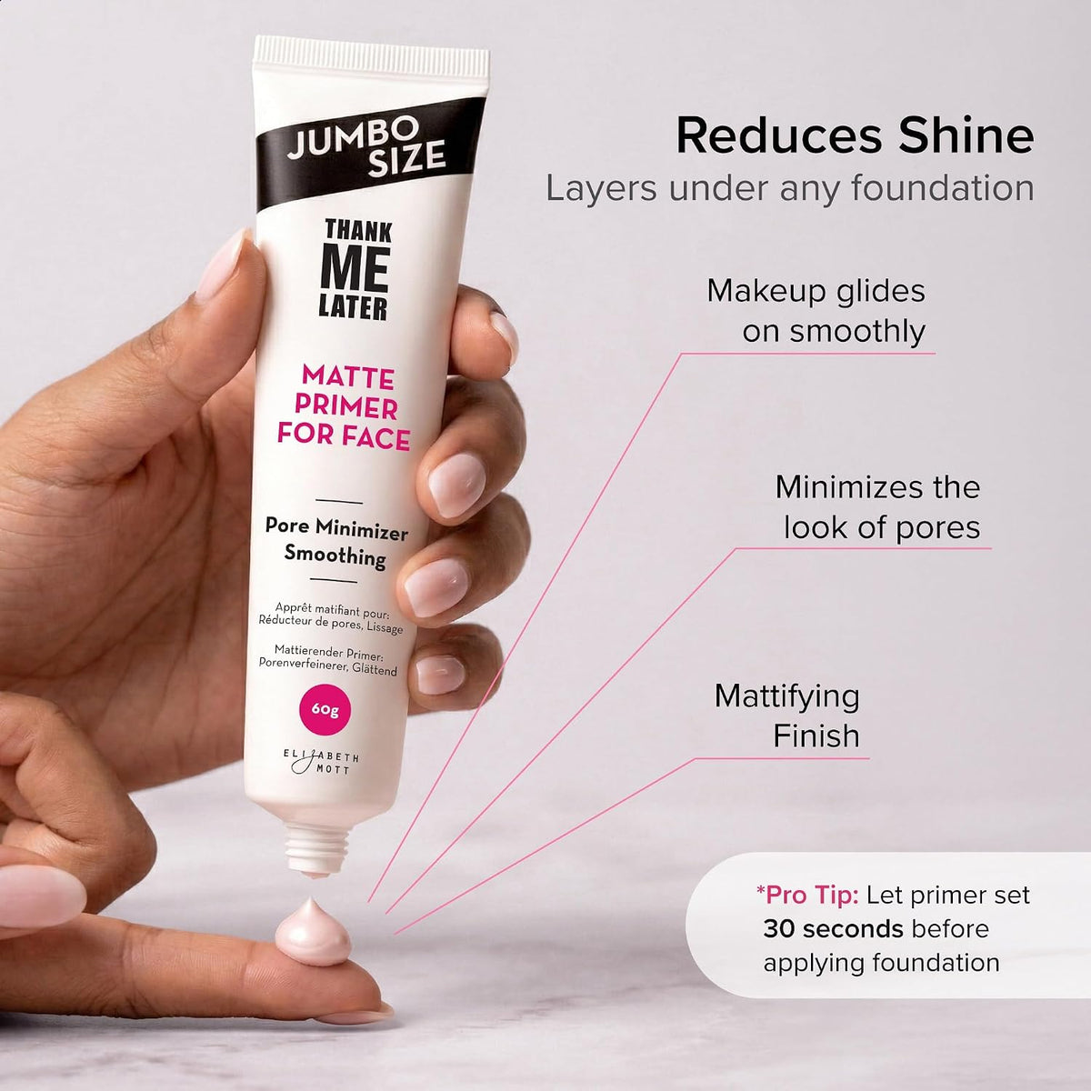 Thank Me Later Pore Minimizer Face Primer, Jumbo Size 60g
