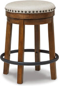 Valebeck Swivel Counter Height Bar Stool, 24 in