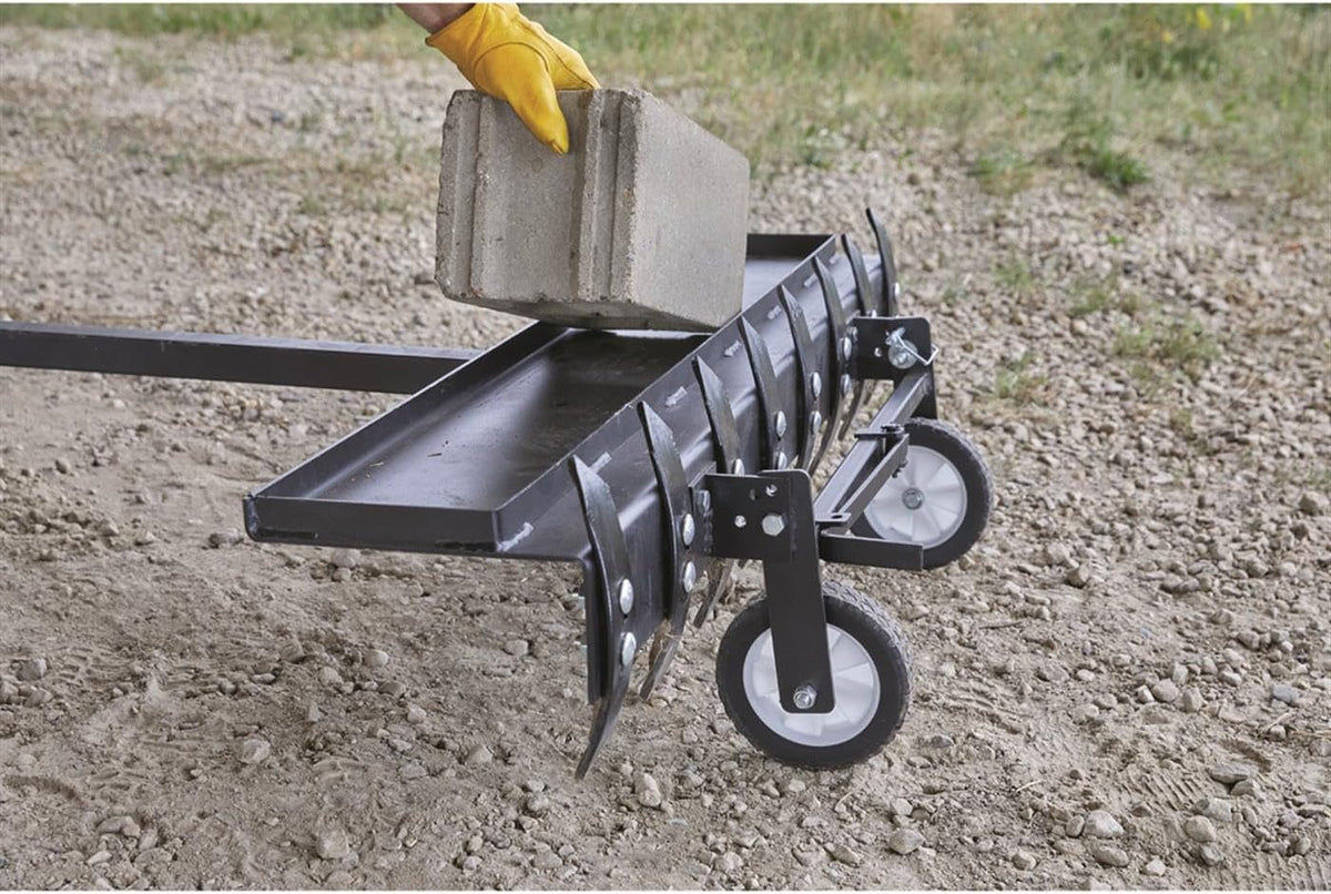 Plow Attachment for Lawn Tractor and ATV, 48 Inches Tow-Behind UTV/ATV Plow