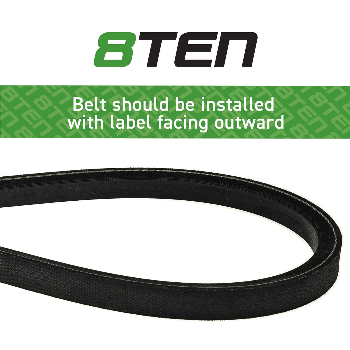 8TEN Raw Edge Drive Belt for John Deere PT12668