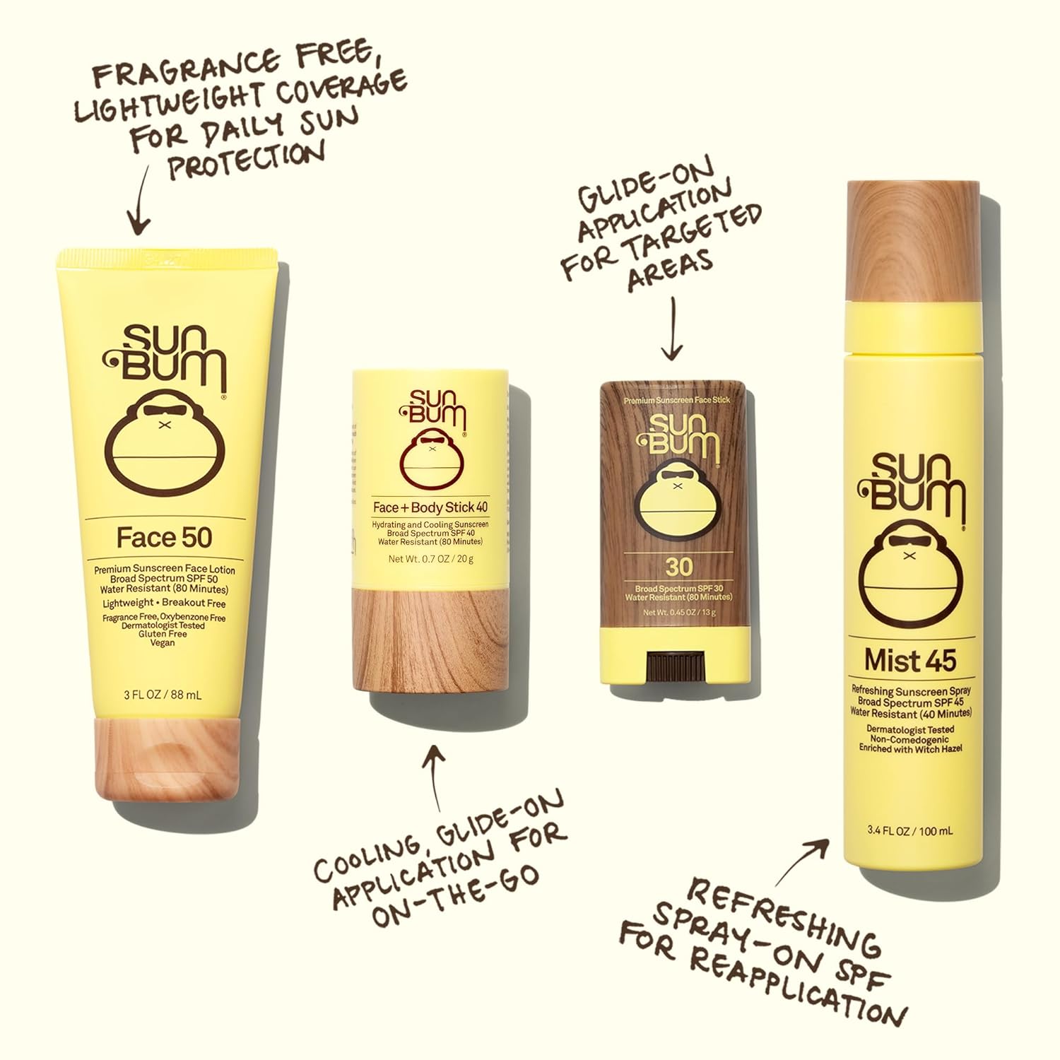 Original SPF 50 Sunscreen Face Lotion - Travel Size - 3 oz | Broad Spectrum Moisturizing Facial Sunscreen with