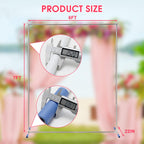 Wedding Arch,7 x 6 FT Metal Arch Backdrop Stand with Support Feet Base,Square Arched Frame for Birthday Party