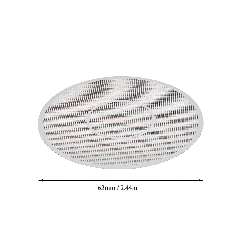 2 Pcs 62mm Stainless Steel Disc Coffee Filter for Coffee Maker
