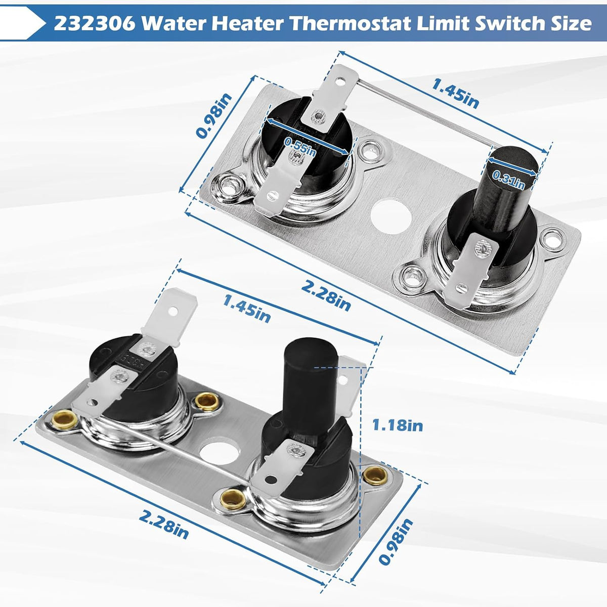 232306 & 232282 Thermostat Water Heater Limit Switch Kit