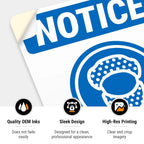 Hairnets and Beard Covers Required in This Area Sign, OSHA Sign
