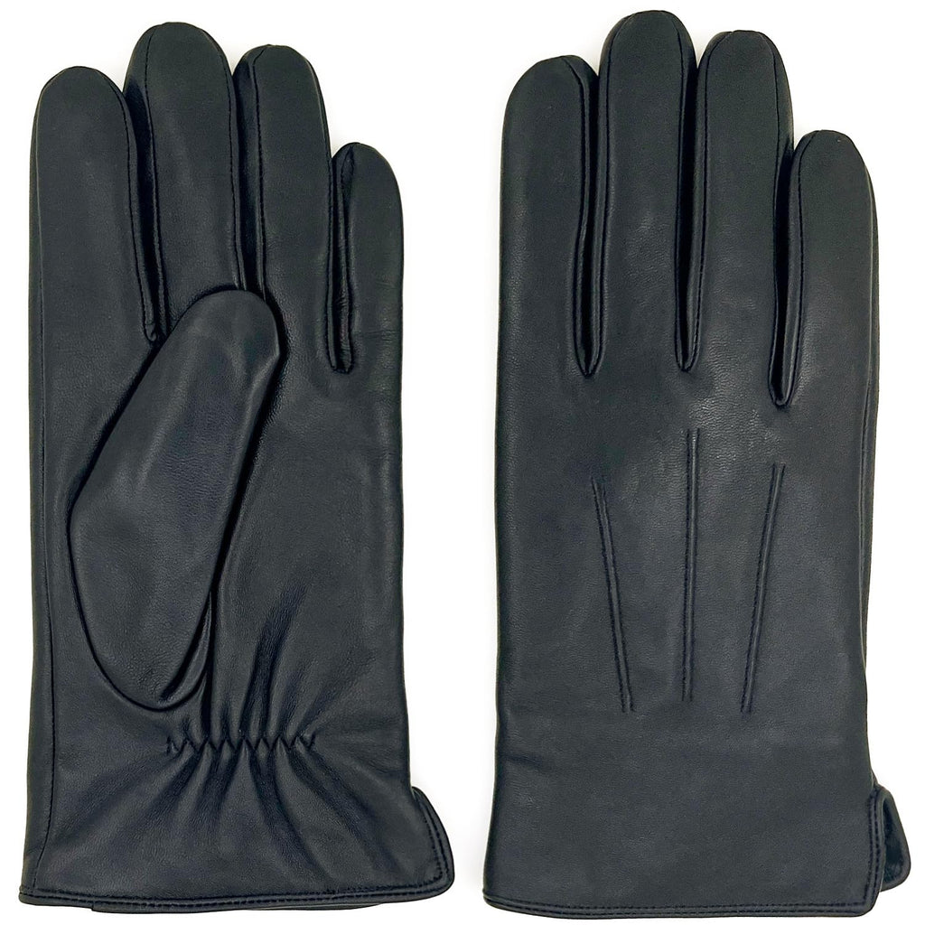 Luxury Mens Leather Gloves Fleece Lined-Soft Comfortable Lambskin