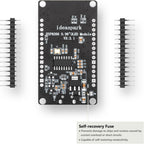 NodeMCU ESP8266 Development Board with 0.96 Inch OLED Display, CH340 Driver, ESP-12E WiFi Wireless Module, and Micro USB Works Great for Arduino IDE/Micropython Programming (Pin Header Soldered)