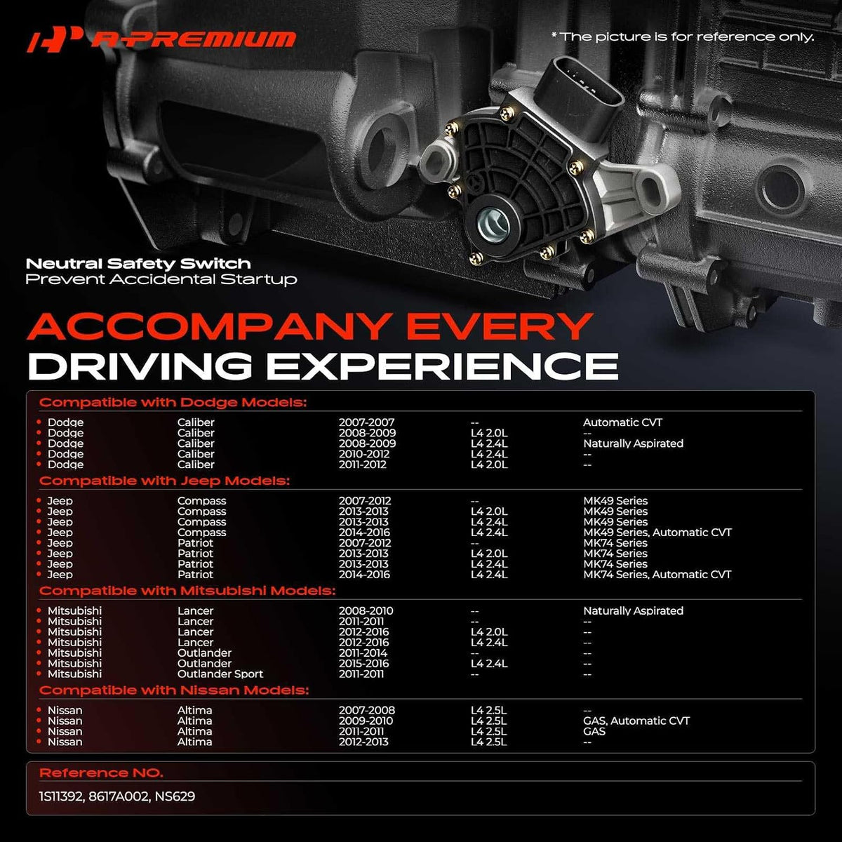A-Premium Neutral Safety Switch