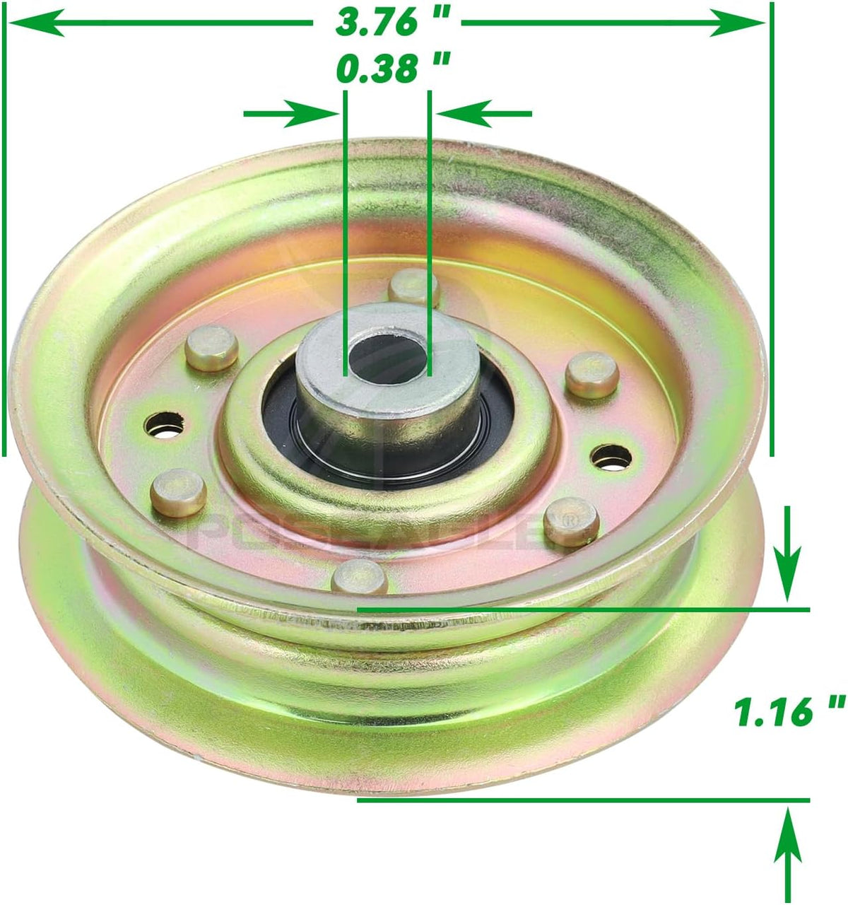2 Pack 131494 Idler Pulley Craftsman for Craftsman 42" LT1000 Deck