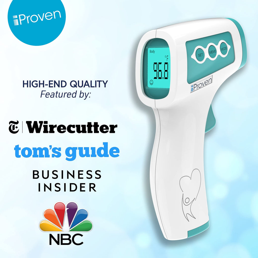 iProven Infrared Touchless Forehead Thermometer for Adults and Infants