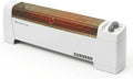 Comfort Zone Electric Baseboard Space Heater with Adjustable Thermostat, Dent-Proof End Panels, Overheat Protection