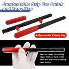 KUNGJUER 3Pcs Thread File Set, Thread Restoring Chaser Files Metric and SAE