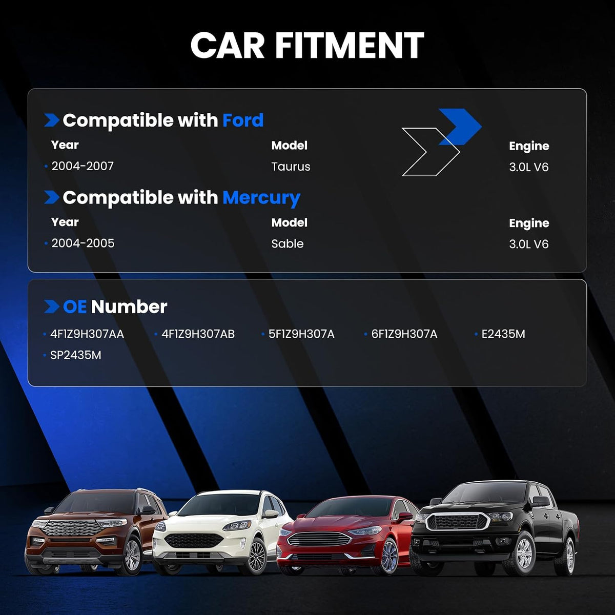 E2435M Fuel Pump Module Assembly for Ford Taurus 2004-2007