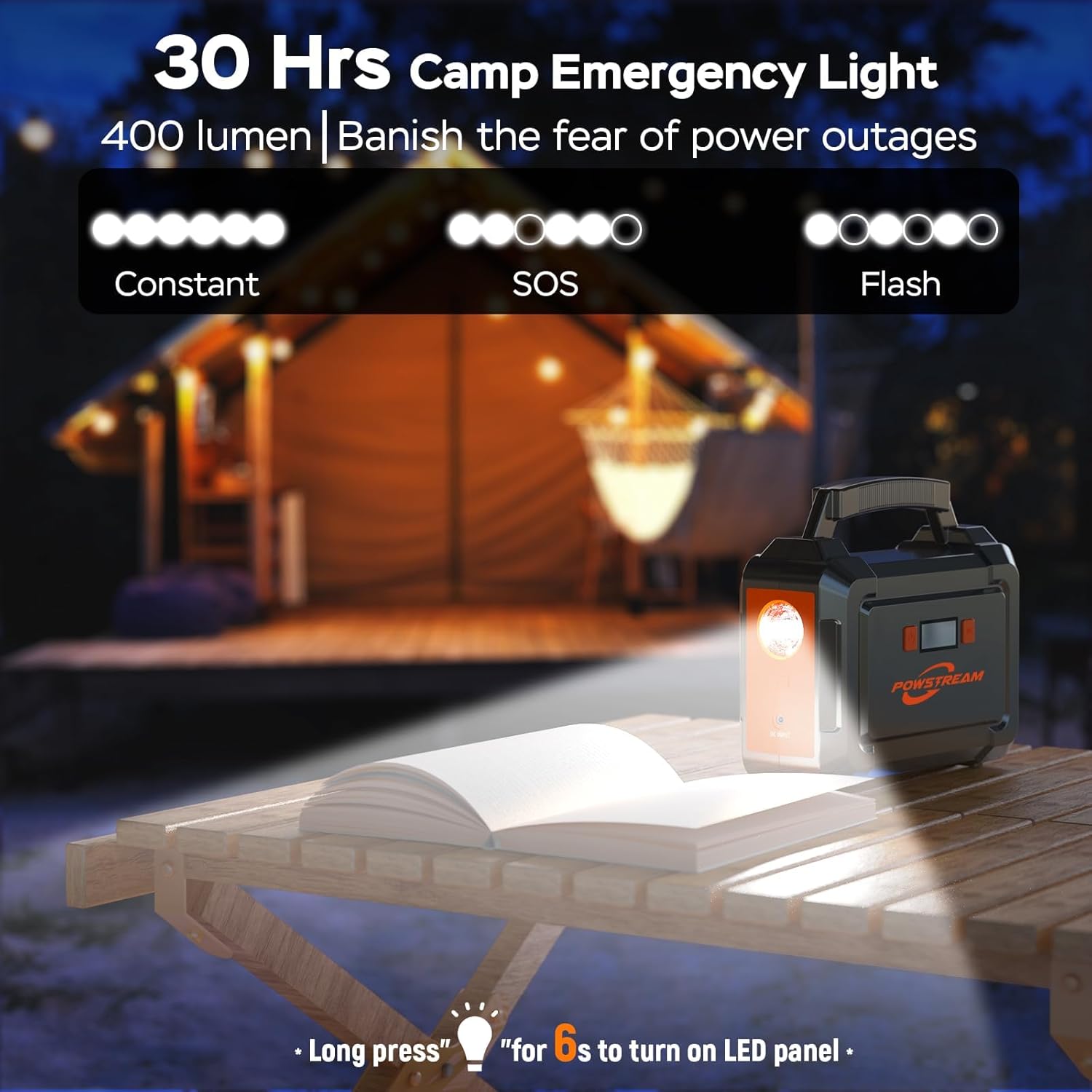 296Wh Portable Power Station with Solar Panel 60W Kit Solar Generator with Panels Included AC Outlet 300W Pure Sine