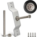 Spare Tire Carrier for Enclosed Trailer, Wall Mount Bracket Holder for Vehicle Cargo Van Truck, Aluminum Mount Fasten