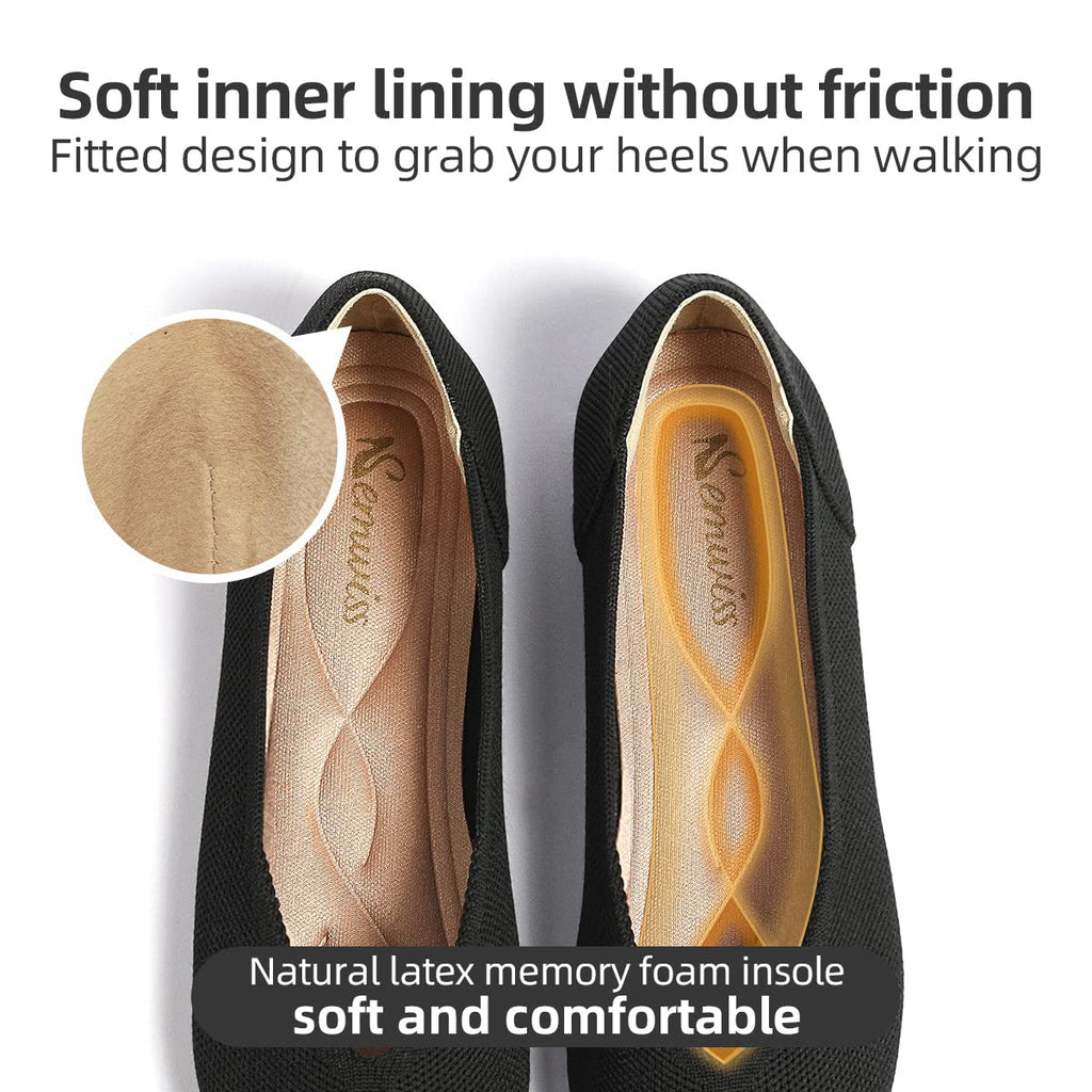 Women's Ballet Flats Comfortable Work Dressy Pointed Toe Shoes
