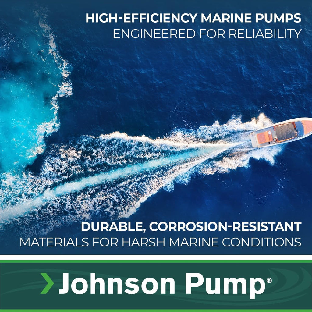 Johnson Pumps 166004B PRO Series 1600 GPH Livewell/Baitwell Aerating Pump, 12V (16004B), Bronze