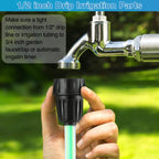 6 Pcs 45 PSI Drip Irrigation Pressure Regulator Adapter Kit