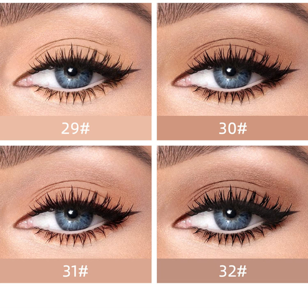 Matte Liquid Eyeshadow - 8 Neutral Nude Colors, Smooth Creamy Finish, Waterproof, Long Lasting