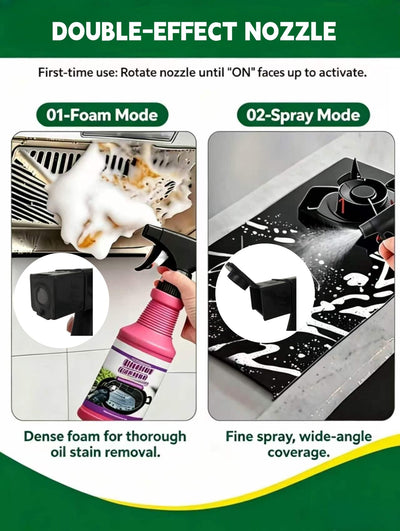 120ml High-Concentration BBQ Grill Cleaner, Heavy-Duty Kitchen Degreaser