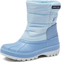 Waterproof Kids Snow Boots - Insulated Warm Fleece Lined Winter Boots for Toddlers, Girls & Boys Size 5-10 Toddler or