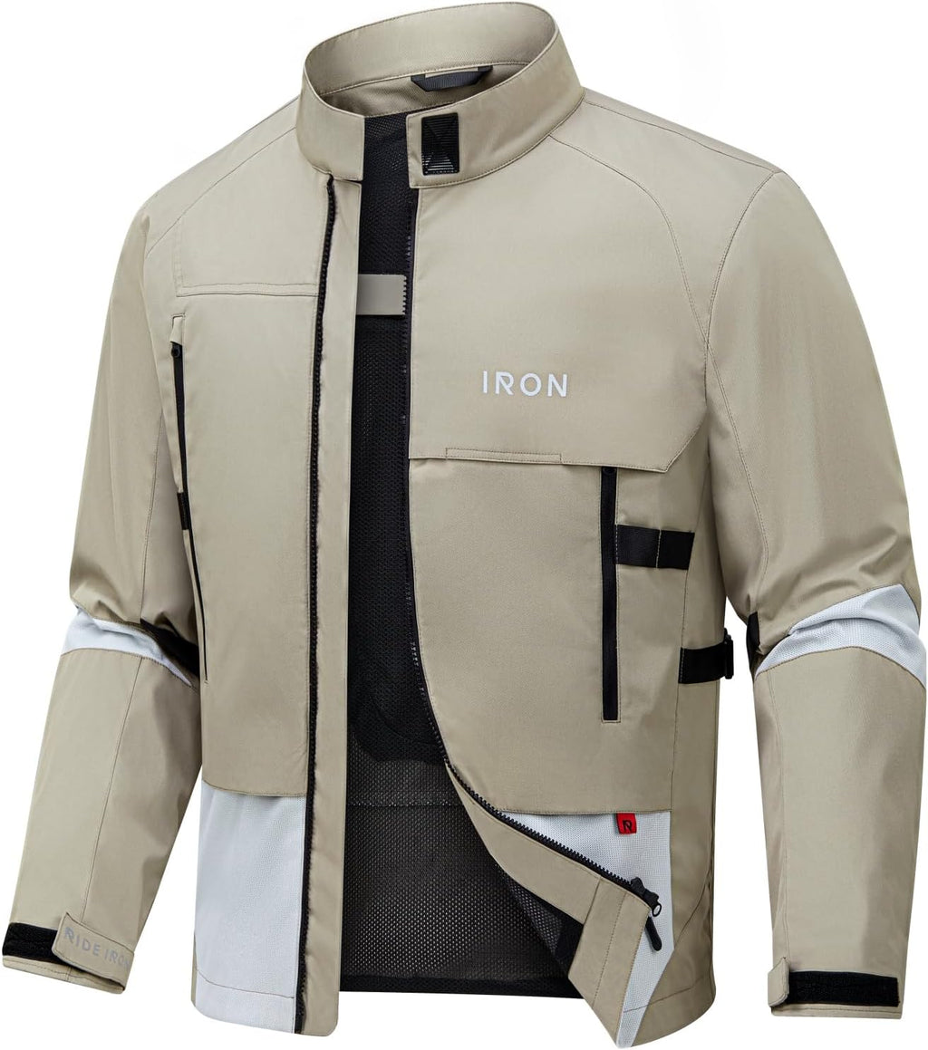 Summer Motorcycle Riding Jacket with CE Armor | Breathable Mesh, Lightweight, CE Level 2 Armor, EVA Back Protector
