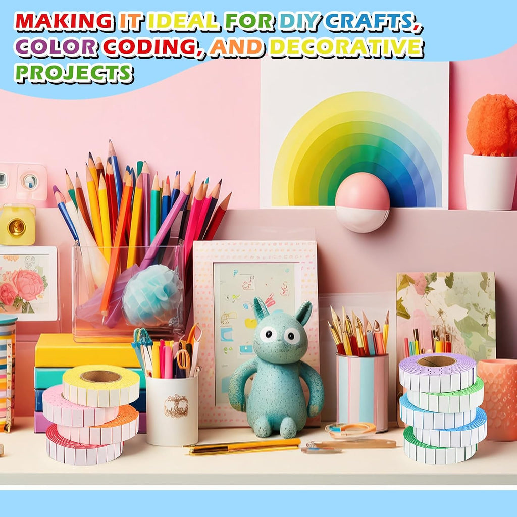 11 Roll Precut Double Sided EVA Foam Tape Colorful Tape Squares